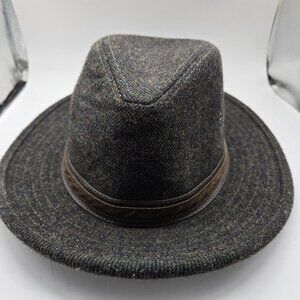 DORFMAN Pacific Men’s Fedora Hat Medium DPC 1921 Wool Blend Gray CBMW296-OLIVE2